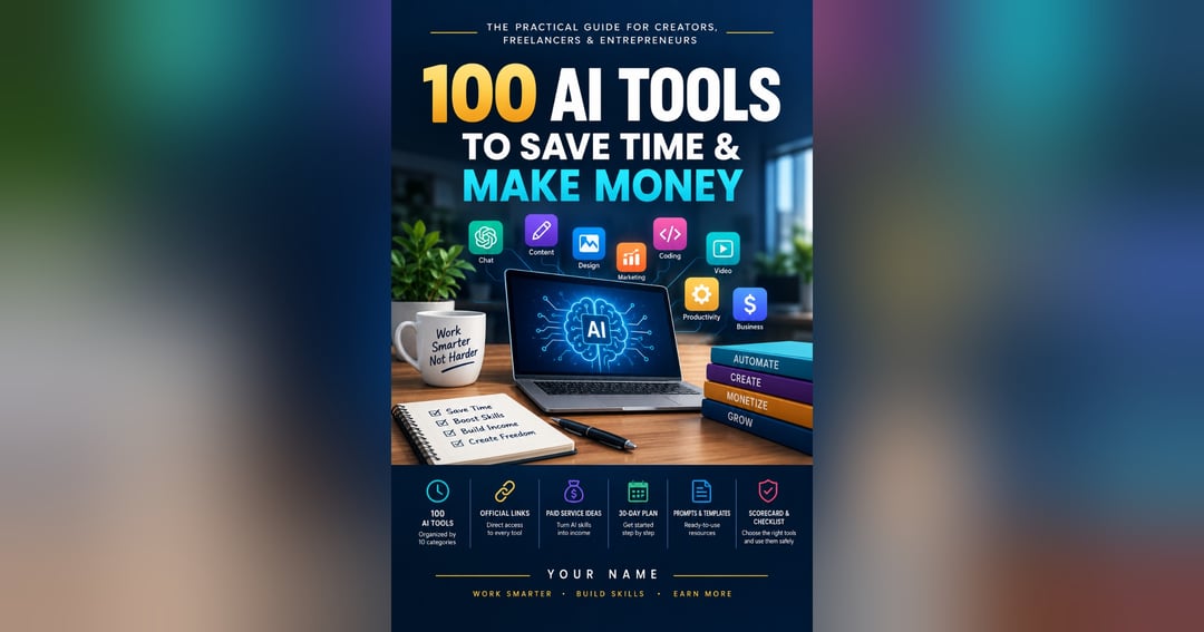 100 AI TOOLS TO SAVE TIME & MAKE MONEY, image 2