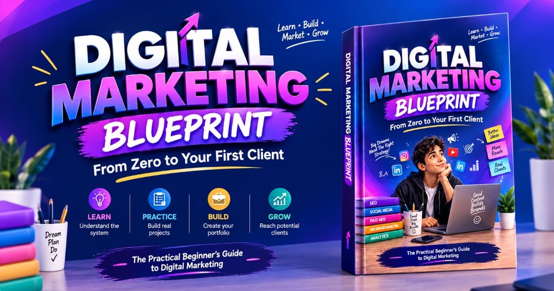 Digital Marketing Blueprint | From Zero to Your First Client 🚀