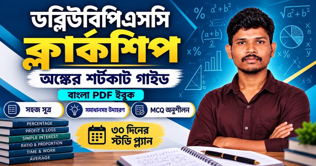 WBPSC Clerkship Arithmetic Shortcut Guide – Bengali PDF Ebook