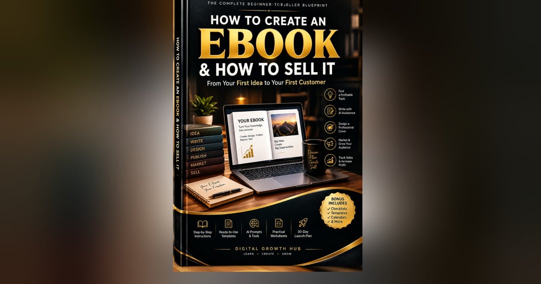 🚀📘 HOW TO CREATE & SELL E-BOOKS ONLINE 💰✨ | THE ULTIMATE BEGINNER'S GUIDE 🔥💻, image 4