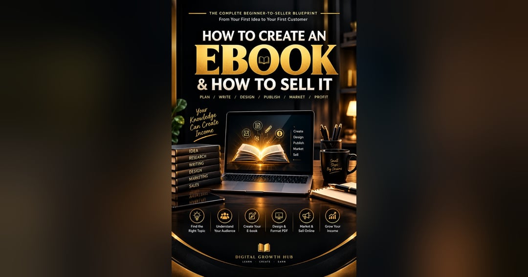🚀📘 HOW TO CREATE & SELL E-BOOKS ONLINE 💰✨ | THE ULTIMATE BEGINNER'S GUIDE 🔥💻, image 2