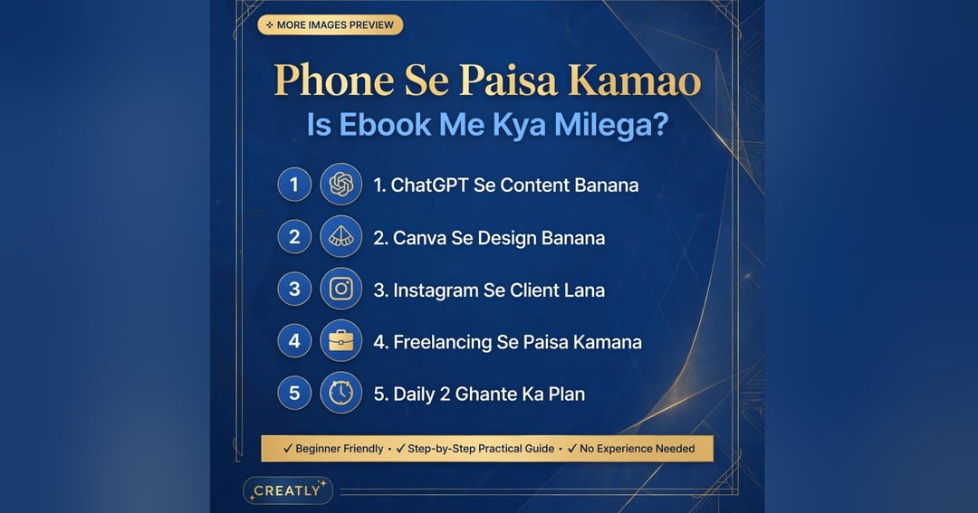 ChatGPT + Canva Ebook - Earn  From Phone [No Laptop] (Copy), image 3
