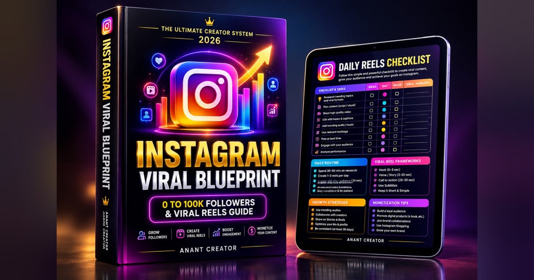 Instagram Viral Blueprint: The Complete Guide to 100K Followers & Viral Reels (40-Page Master E-Book), image 2