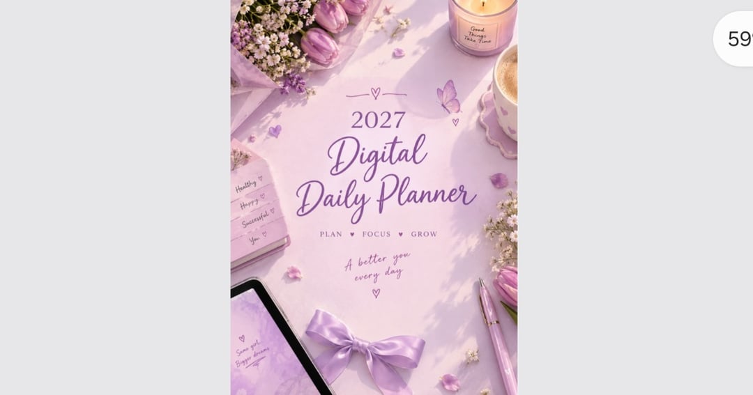 2027 Digital Daily Planner