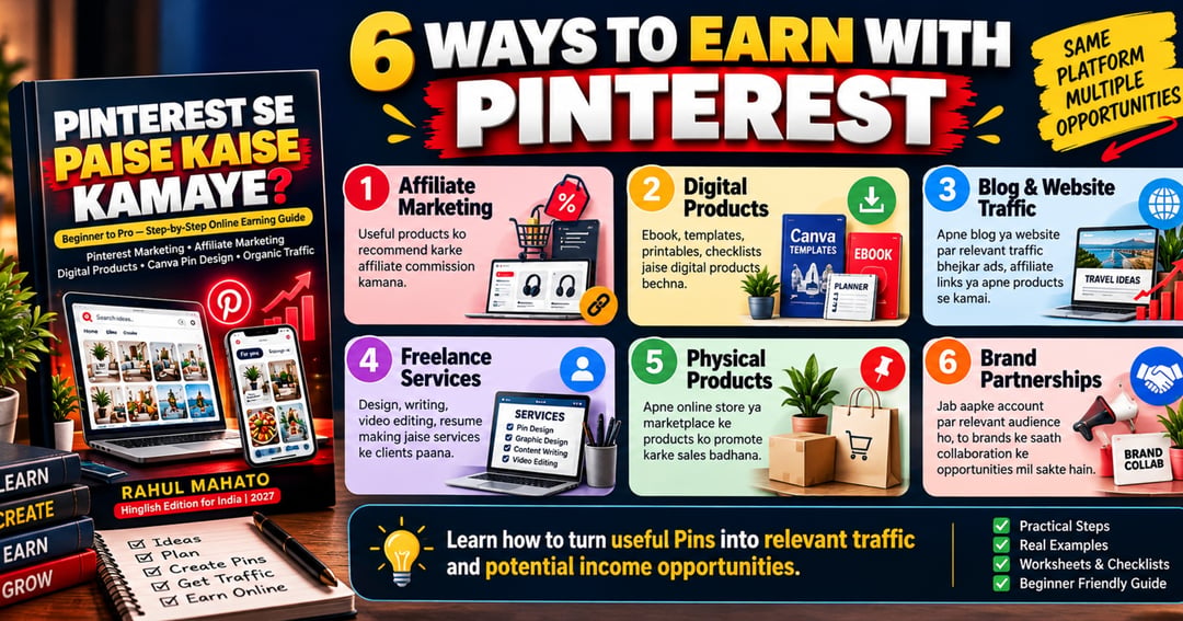 Pinterest Se Paise Kaise Kamaye? | Beginner to Pro — Online Earning Guide (2027), image 4