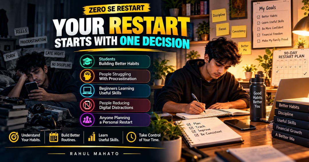 ZERO SE RESTART: Build Discipline, Break Bad Habits & Take Control of Your Life | 90-Day Self-Improvement Guide (Hinglish), image 4