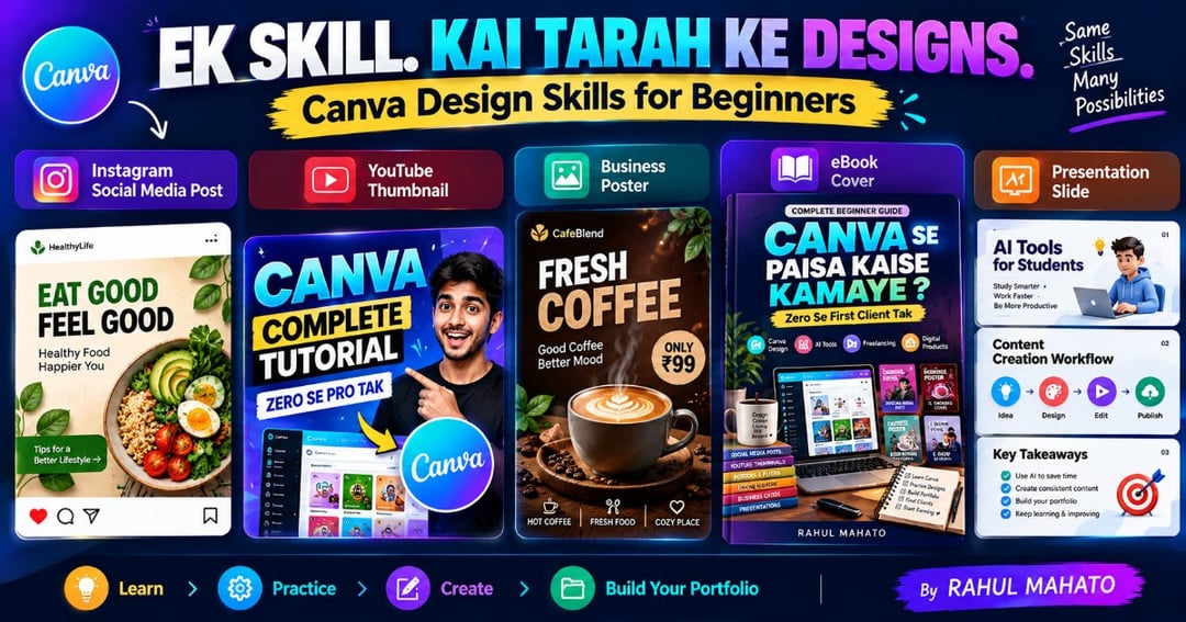 Canva Se Paisa Kaise Kamaye? — Zero Se First Client Tak | Beginner Guide, image 4