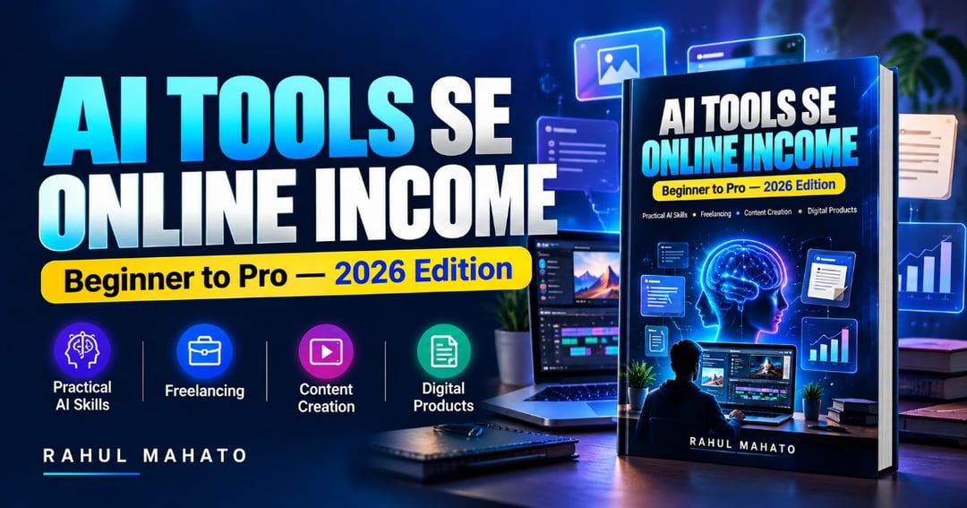 AI Tools Se Online Income — Beginner to Pro | Practical Hinglish eBook by Rahul Mahato