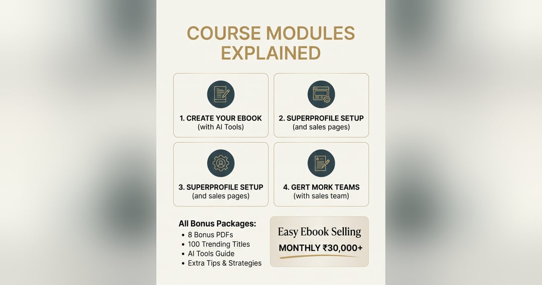 📚EBOOK TRAINING :  ₹50,000/Month  📗EaSY 3 Steps, image 5