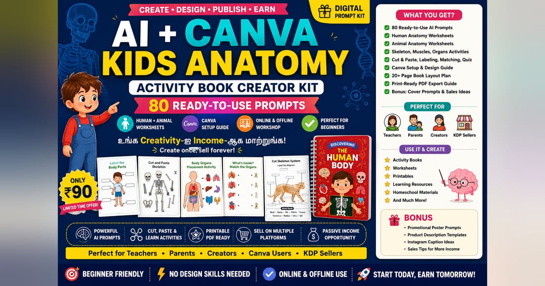 📖 AI Kids Anatomy Creator Kit