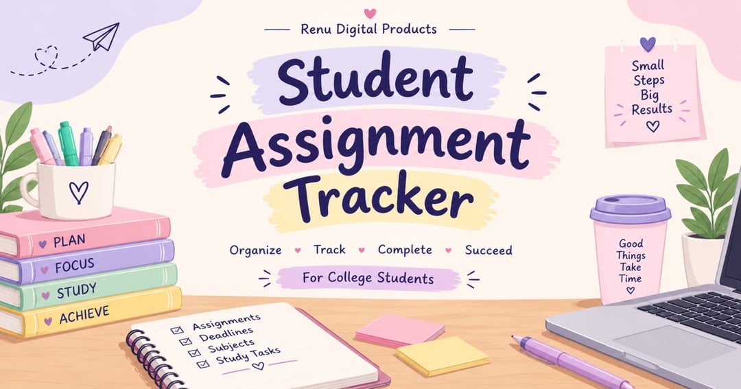 Student Assignment Tracker | College Task & Deadline Planner