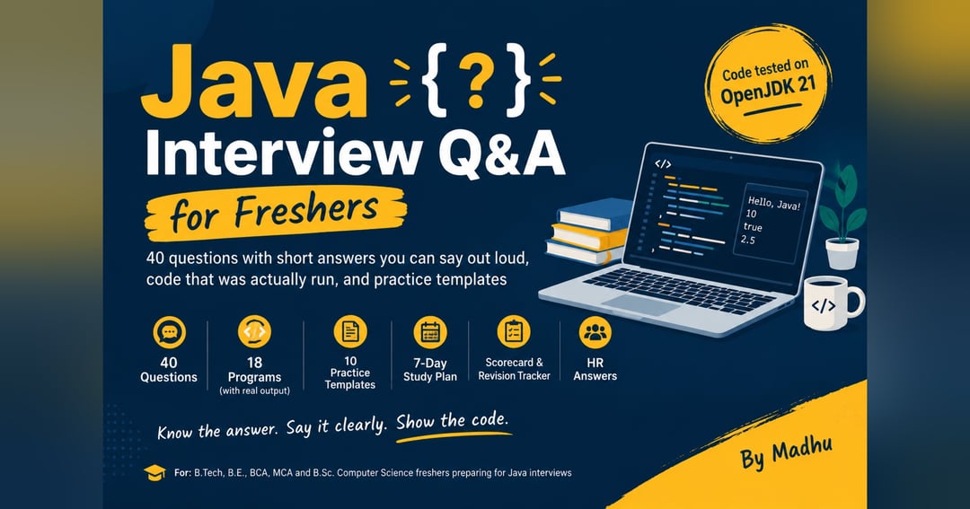 Java Interview Q&A for Freshers