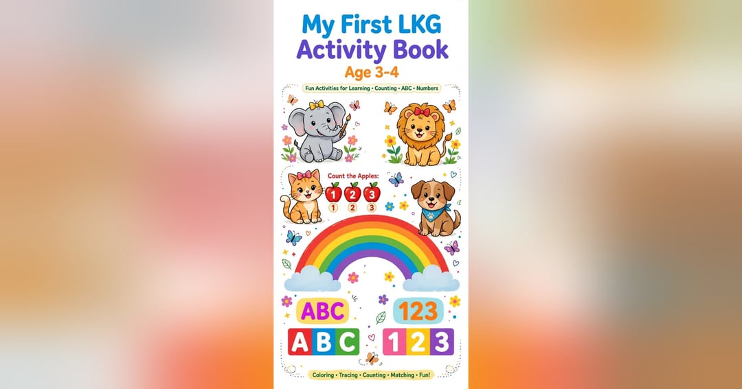 MY FIRST LKG ACTIVITY BOOK