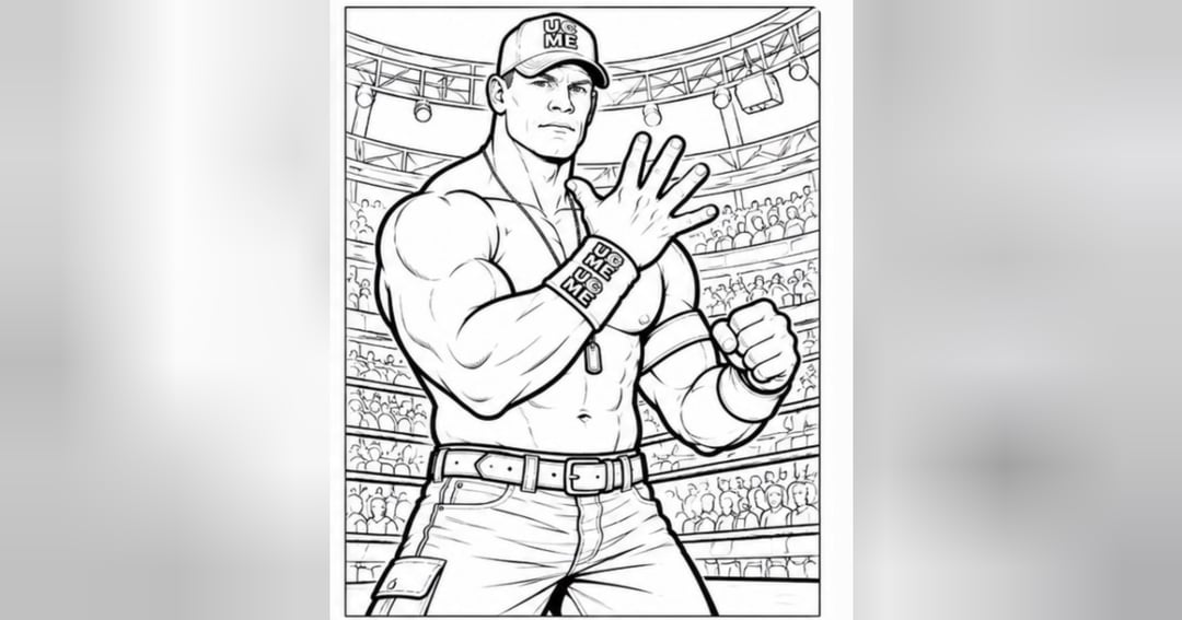 Ultimate Pro Wrestling Colouring Book – 50 Pages, image 2