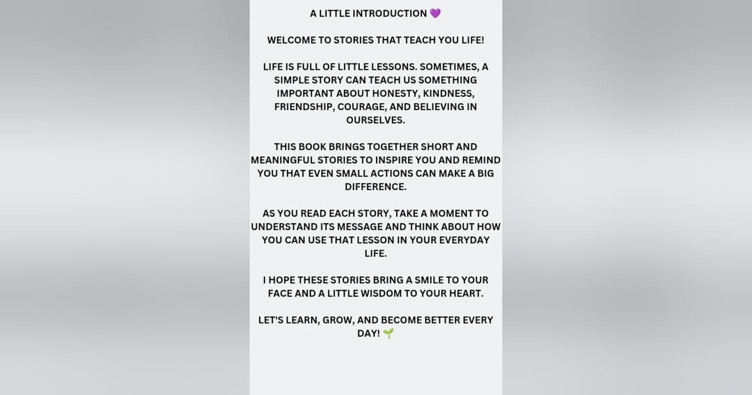 Simple stories,powerful lessons😌💜, image 2