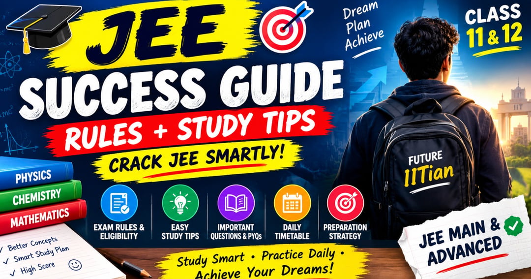 JEE RULES & TIPIS 2026-2027