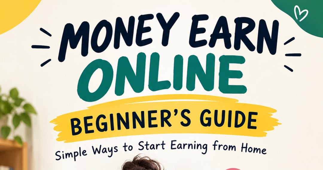 Money earn online beginners guide🖥️