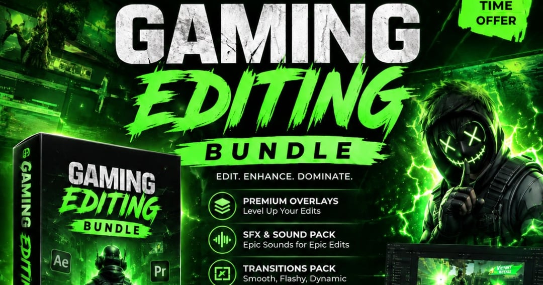 Gaming editing pack