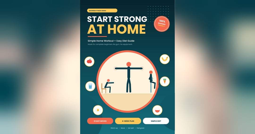 Home Workout for Beginners: No Gym, No Equipment, 4-Week Plan