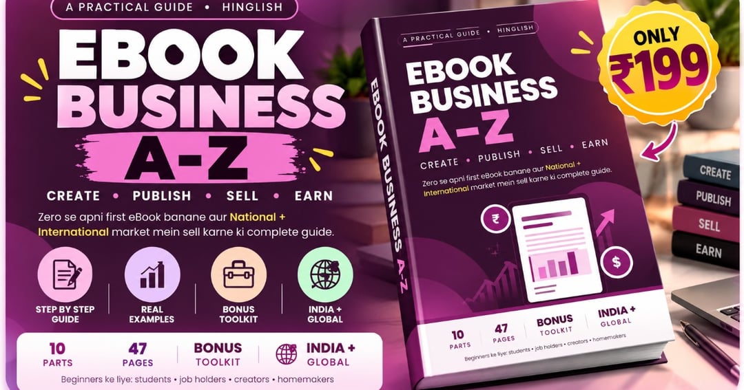 ✨EBOOK BUSINESS A–Z Hinglish Guide✨