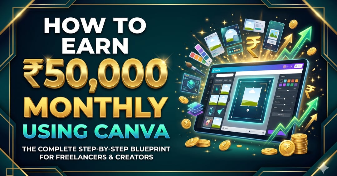 How to Earn Money monthly using Canva