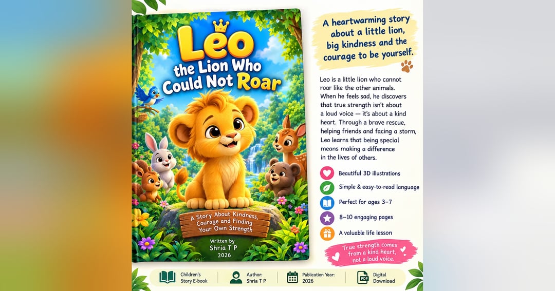 Leo the Lion Who Could Not Roar 🦁