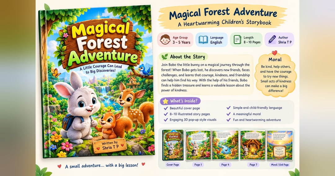 Magical Forest Adventure – A Little Courage Can Lead to Big Discoveries!