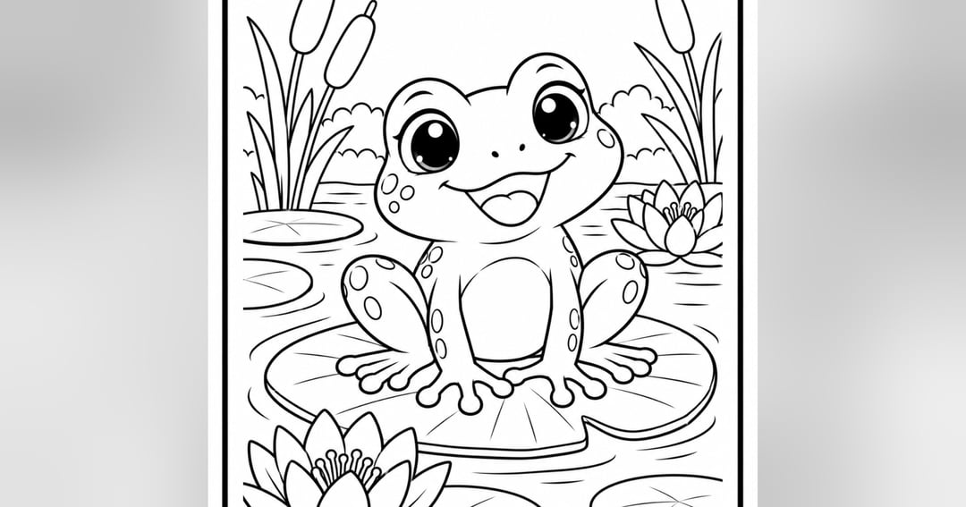 Cute Baby Animals Colouring Book for Kids | 30 Adorable Animal Coloring Pages | Printable PDF | Ages 3β8, image 3