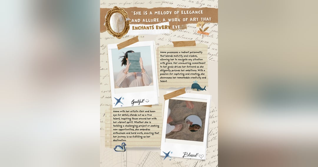 Custom Birthday Magazine Template | Editable Canva Printable Gift | 28 Pages, image 4