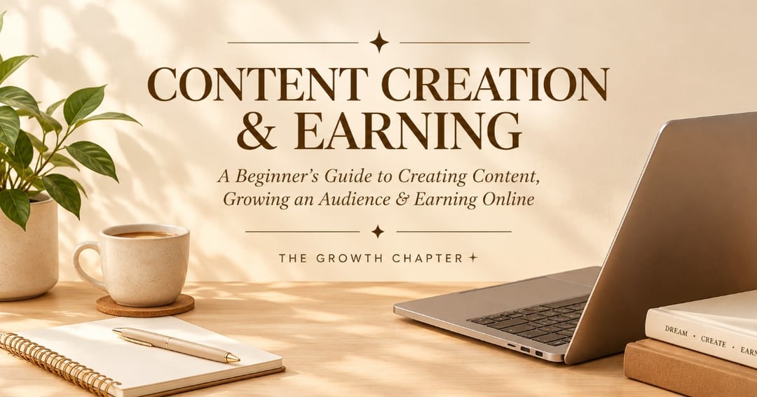 Content Creation & Earning — Beginner's Guide