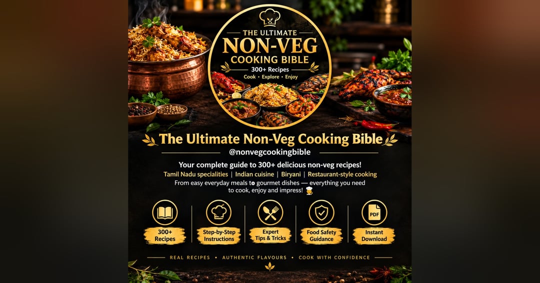 🍗 The Ultimate Non-Veg Cooking Bible (Chapter 1)
