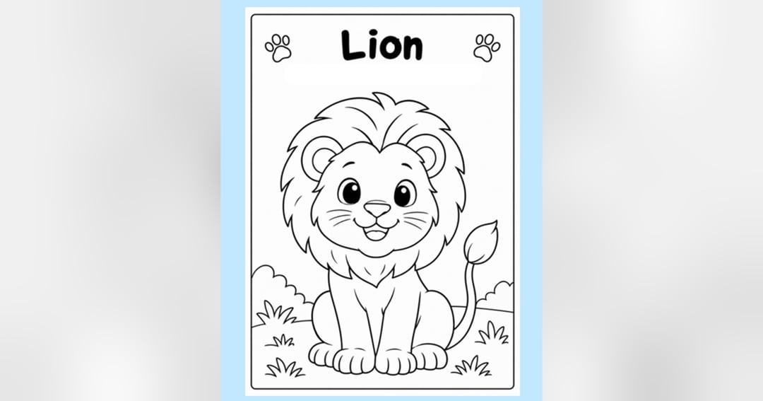 Animal Coloring Book for Kids – 20 Cute Animals 🎨🐯, image 2