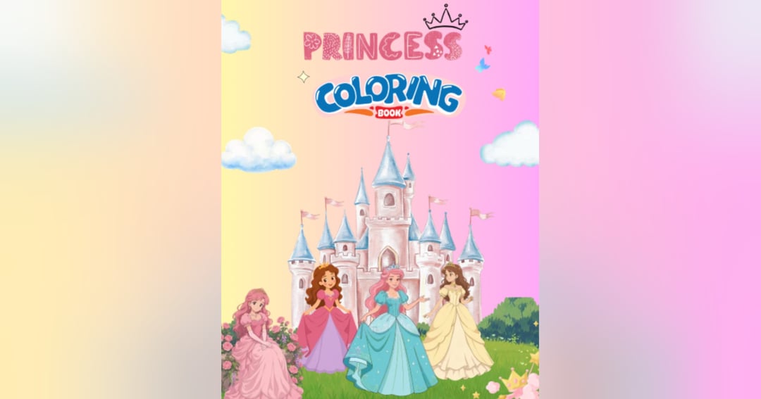 👑 20 Magical Princess Coloring Pages for Kids 🎀 | ✨ Princess Coloring Ebook 📖