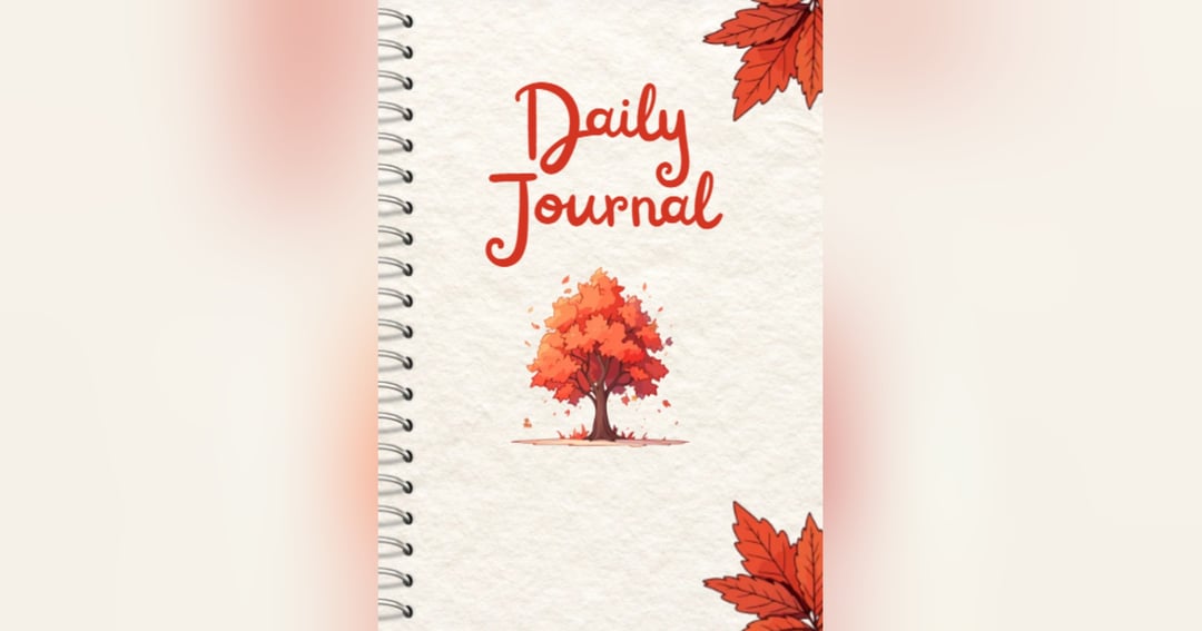 🌸 15-Page Printable Journal Ebook | Self-Care, Daily Reflection & Gratitude Journal | Digital PDF Download