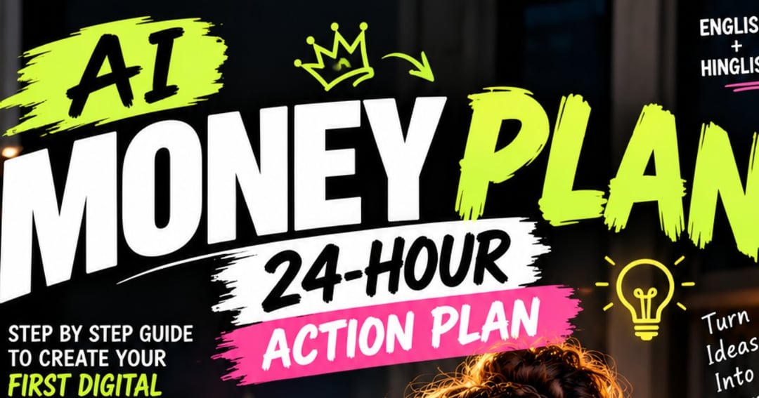 AI Money Plan — 24-Hour Action Plan | Beginner’s Guide to Digital Products, image 3