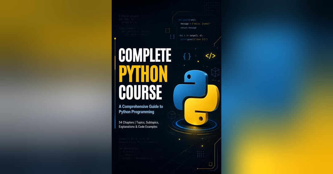 COMPLETE PYTHON COURSE