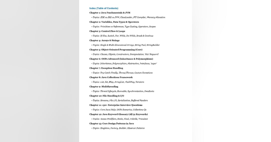 The Ultimate Java Bible: Zero to Enterprise Mastery( The Ultimate Java Bible: Crack MAANG & Master Core Java), image 2