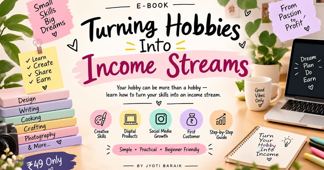 Turning Hobbies into income streams.