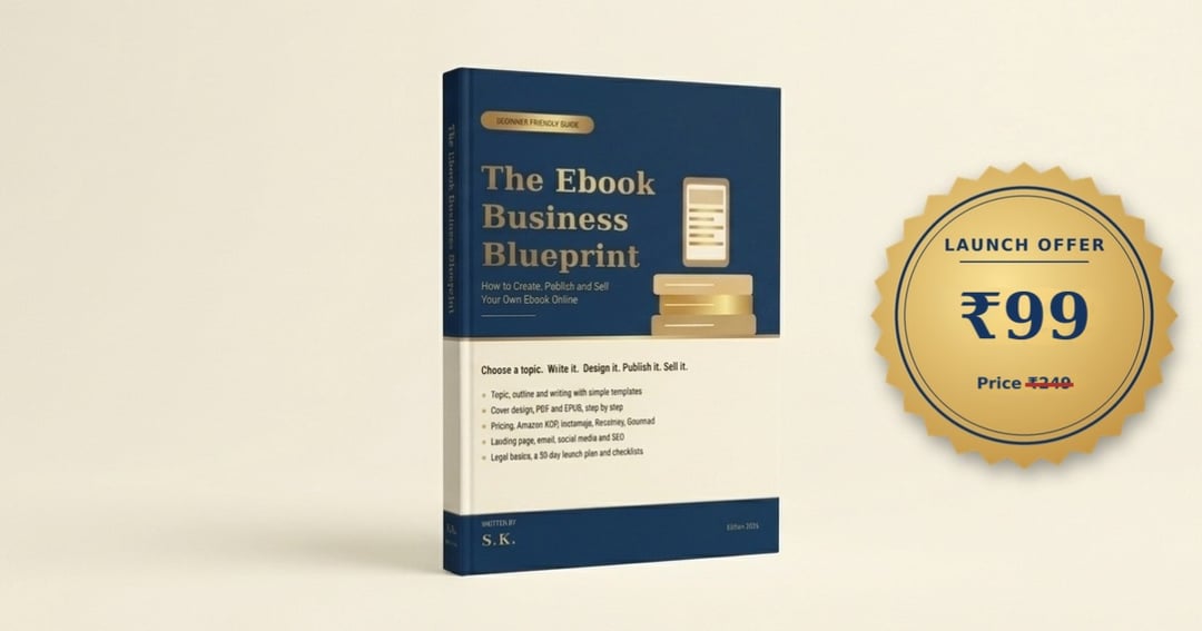 The Ebook Business Blueprint : Apni Ebook Banao, Publish Karo aur Online Becho