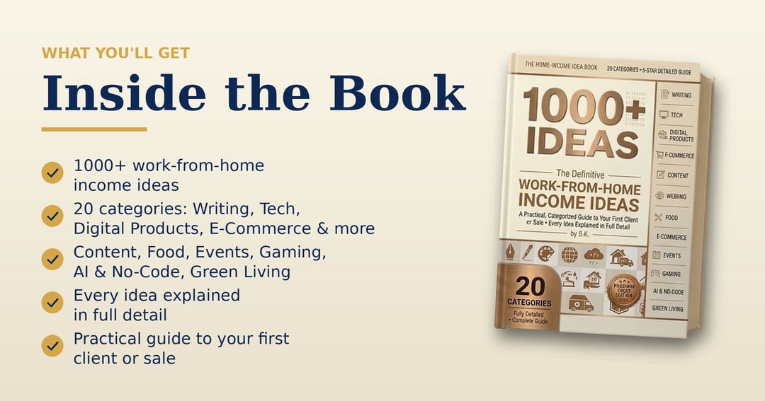 1000+ Work-From-Home Income Ideas — The Complete Detailed Guide, image 3