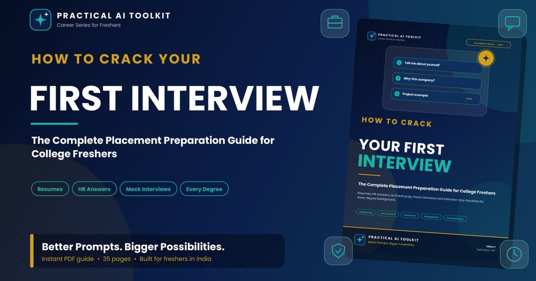 How to Crack Your First Interview Ebook