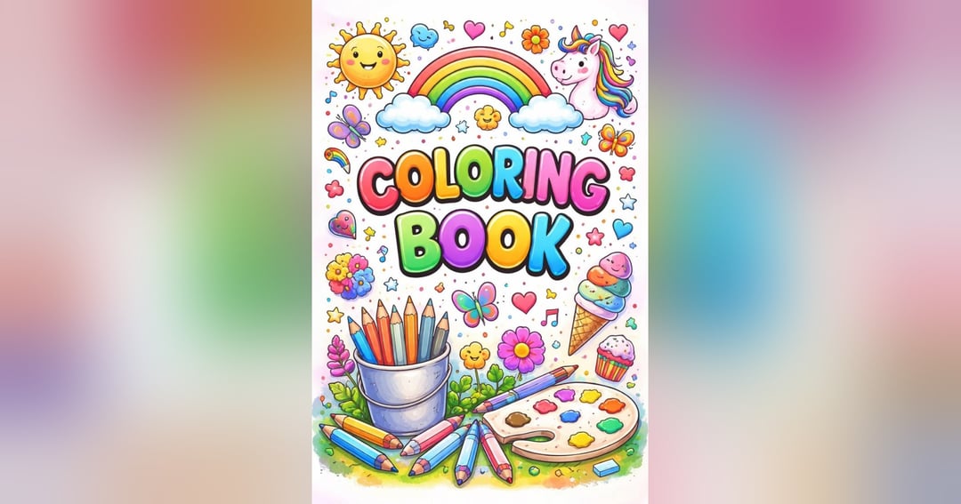 Kids colouring book, image 2
