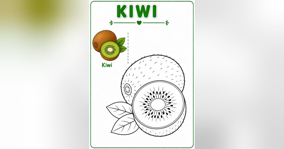 My Fruits Colouring Book, image 5