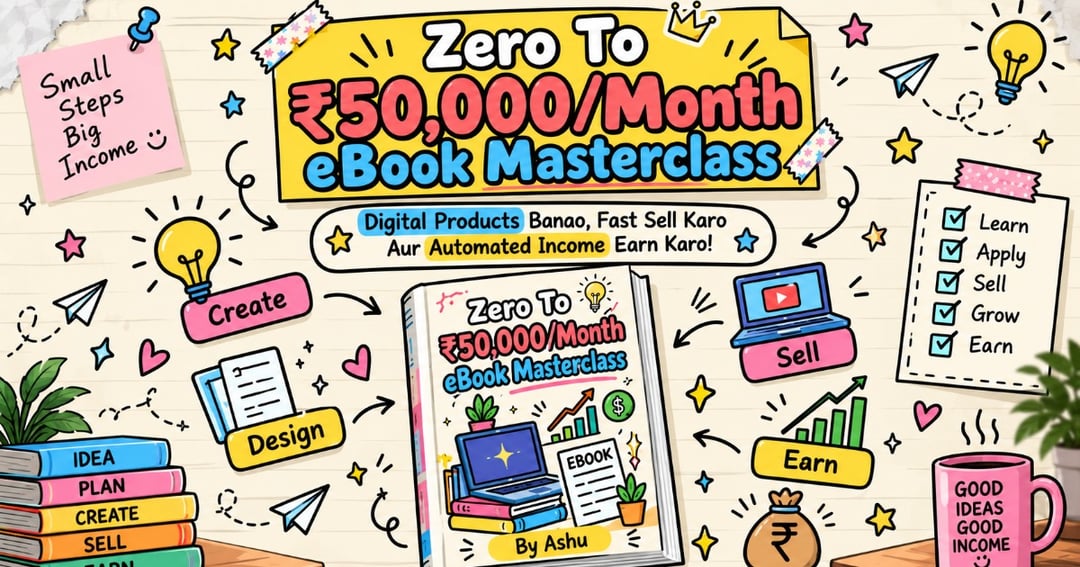 Zero To ₹50,000/Month: eBook Masterclass