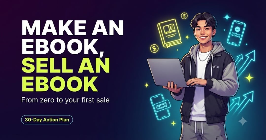 Make an Ebook, Sell an Ebook: A 30-Day Plan from Zero to Your First Sale