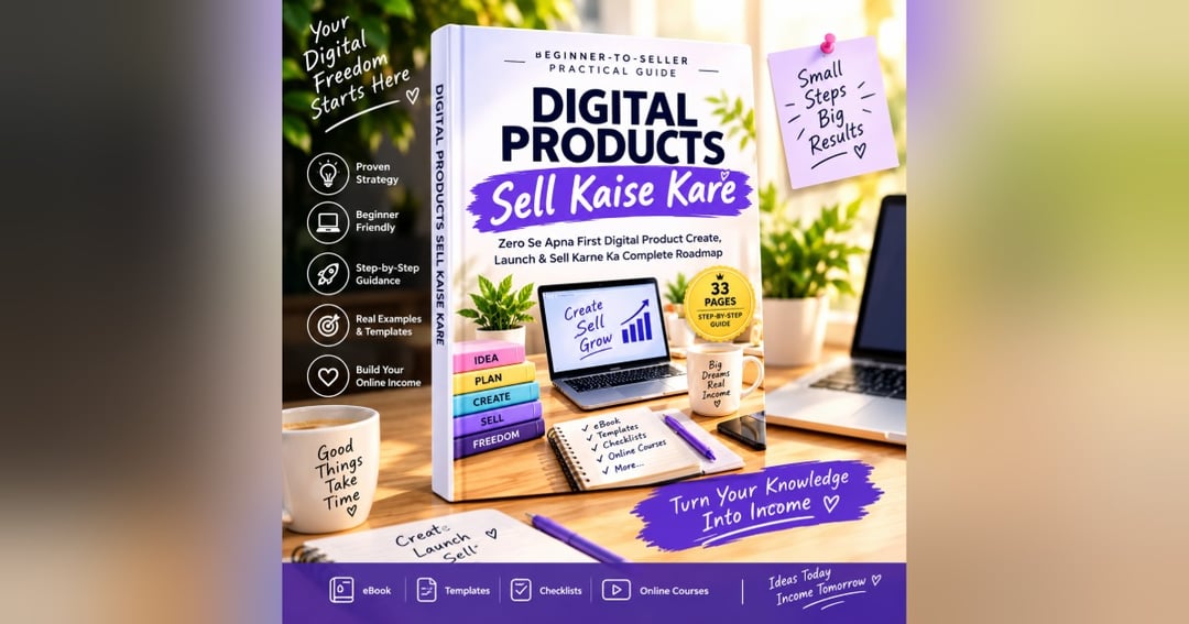 Zero Se Apna First Digital Product Create, Launch & Sell Karne Ka Complete Beginner Roadmap, image 2