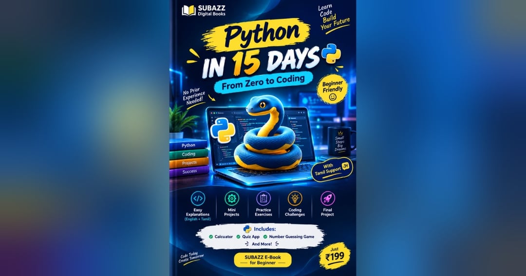 Python in 15 Days: From Absolute Beginner to Confident Developer