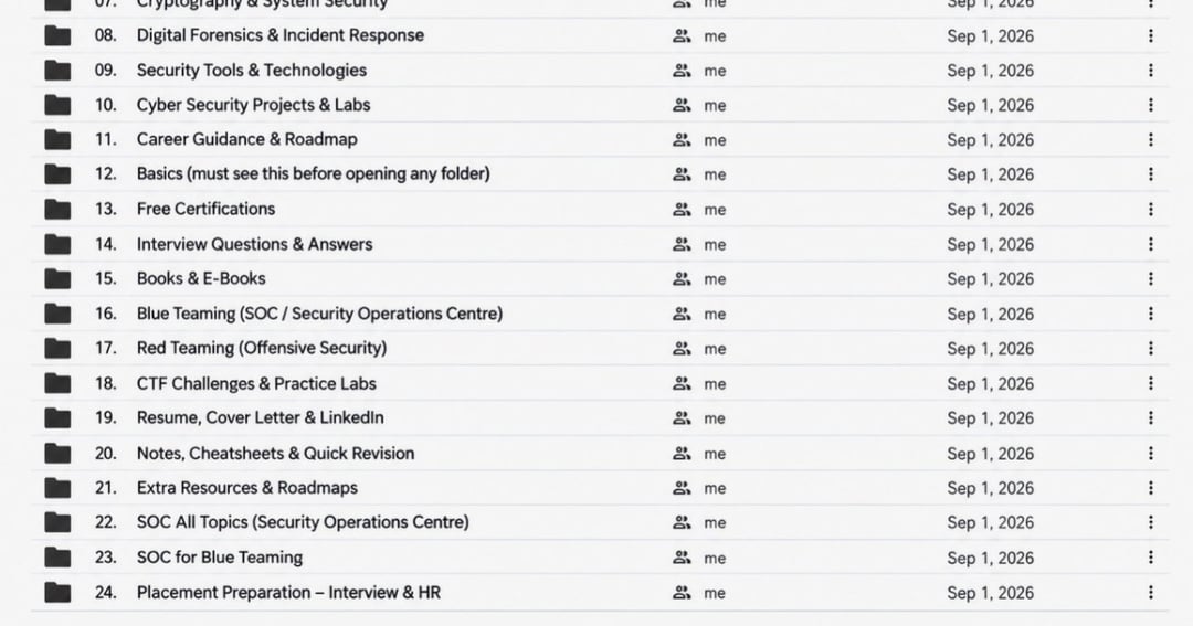 🔥 Complete Cybersecurity Course | Basic to Advanced 🛡️💻 | Video Lectures + Notes + Certification, image 4