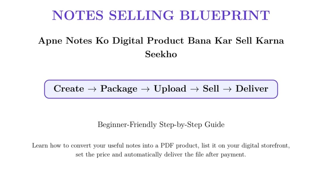 Notes Selling Blueprint 2026 |, image 2