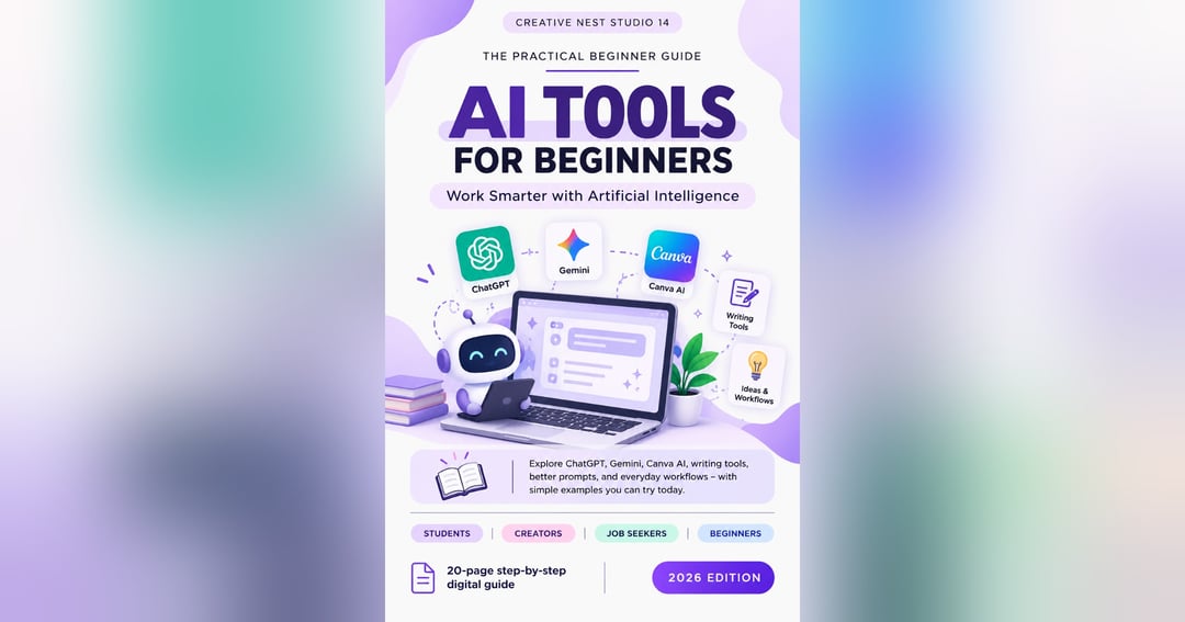 AI Tools for Beginners β Step-by-Step Digital Guide